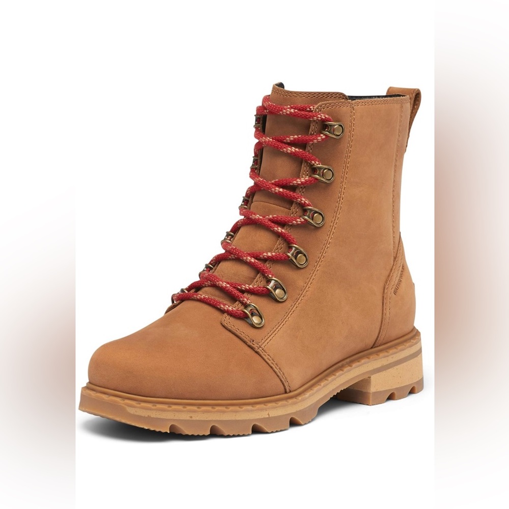 Sorel Lennox Lace Boot Camel Size 10